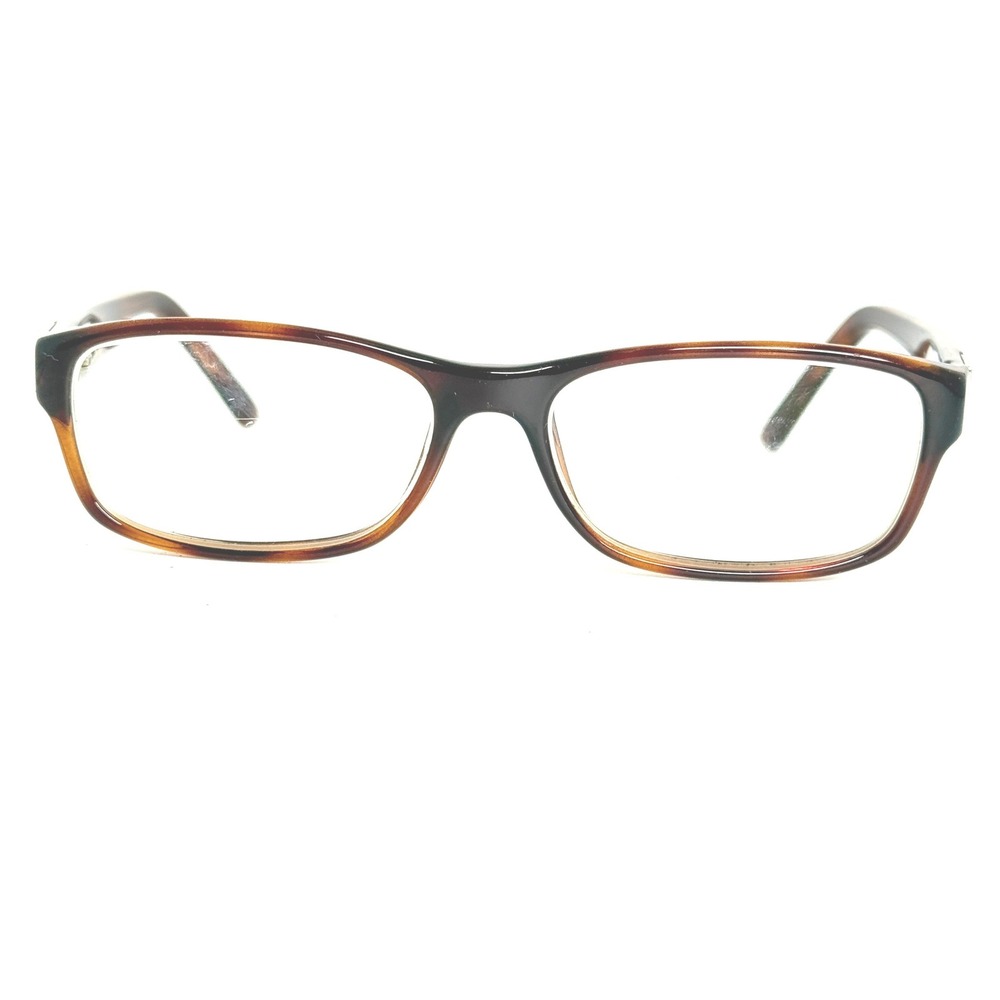 Fendi F961 238 Tortoise‎ Brown Rectangular Eyeglasses Frames 53-15-135 Italy